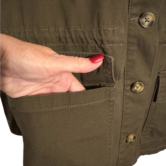 Wonderly OLIVE GREEN SHIRT/JACKET VERY NICE!! 2X plus. #V - Picture 2 of 9